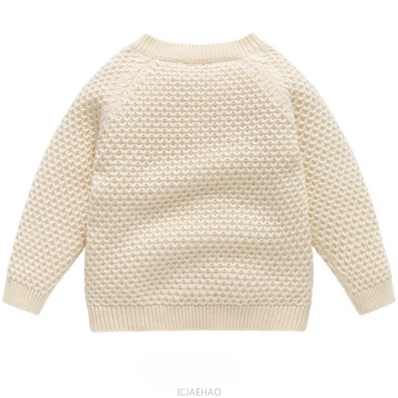 Pull en tricot pour garçons, veste pour enfants, Cardigan à col rond, tenue décontractée, Style Simple, Costumes assortis, automne et hiver, 2025