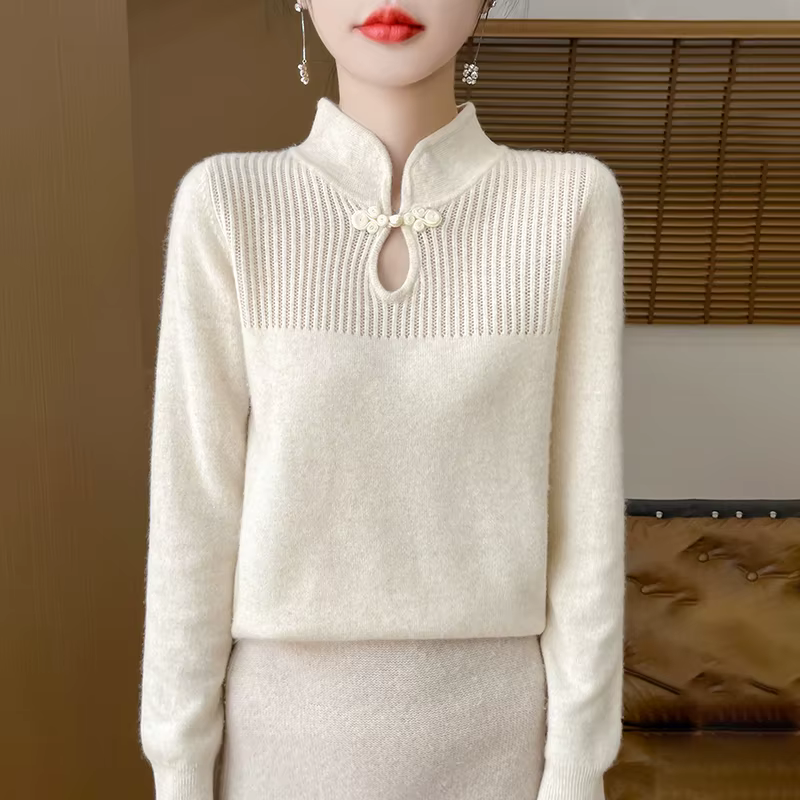 Pull en laine mérinos pour femmes
