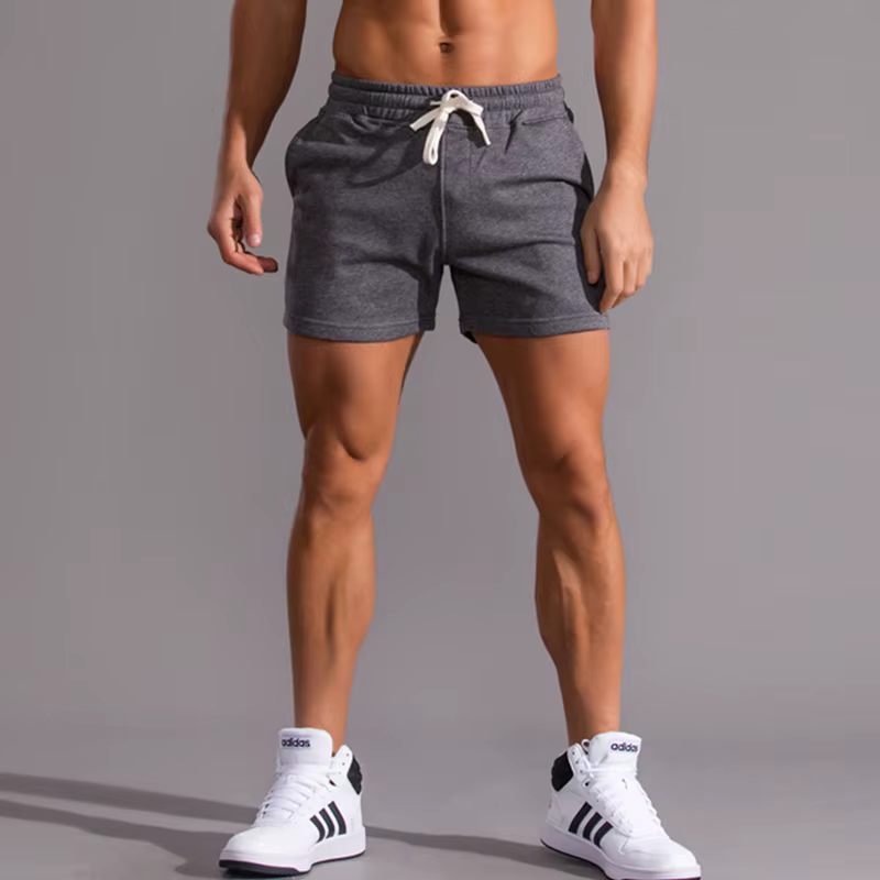 Shorts d'été décontractés en coton pour hommes, shorts de basketball oversize, shorts de sport et de fitness, pantalons de survêtement pour hommes