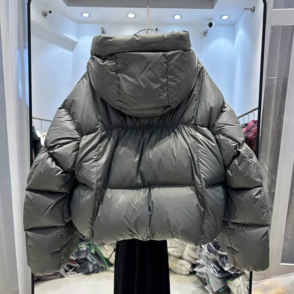 Doudoune automne hiver femmes manteau bouffant Vintage à manches longues à capuche Parkas femme décontracté épaissir chaud doudoune