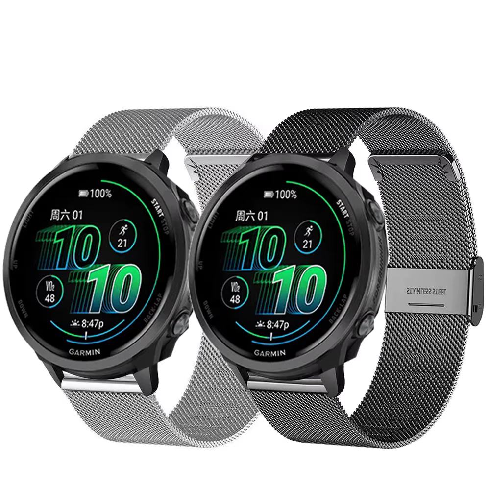 Bracelet de montre en maille pour Garmin Forerunner 570 47mm Bracelet de montre intelligente pour Forerunner 570 47mm accessoires de Bracelet de montre