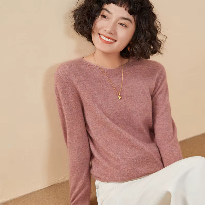 Pull-over pour femme en cachemire pur à 100 %