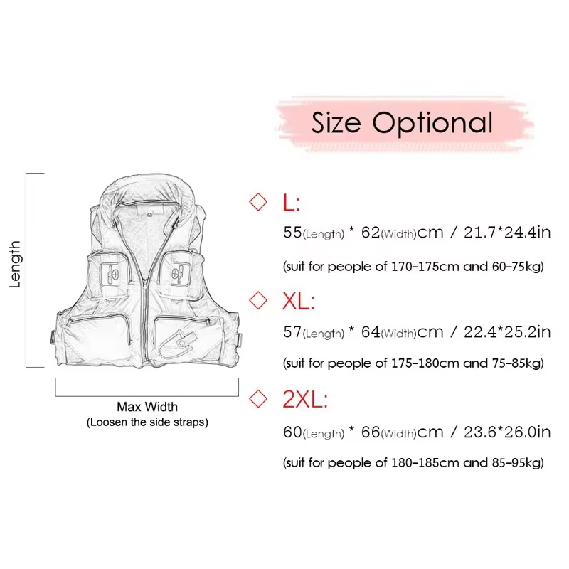 Gilet de sauvetage réglable pour adultes, aide à la flottabilité, natation, bateau, voile, pêche, sports nautiques, veste de sécurité pour homme