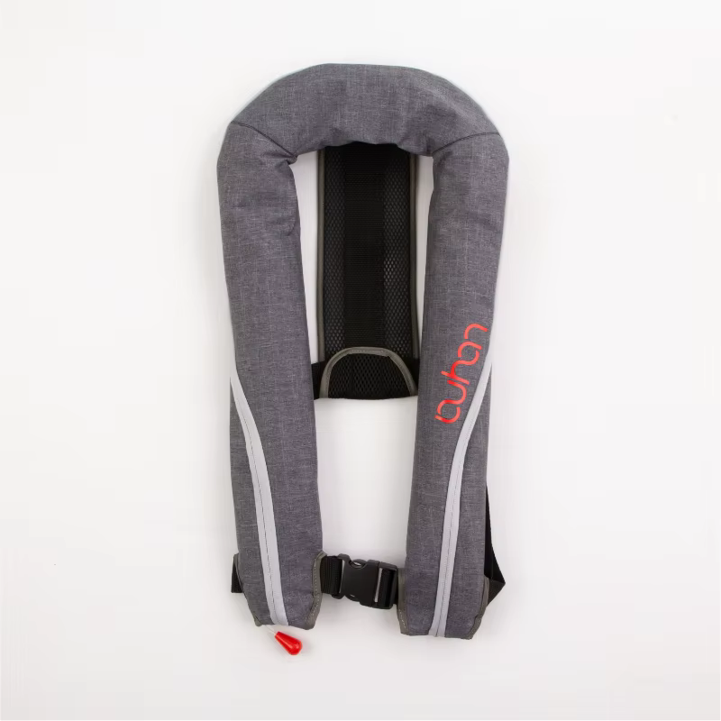 Gilet de Sauvetage Professionnel Gonflable existent avec Poche Manuelle, Accessoire de dehors Aquatique, Pêche, Rafting, Bateau, 150N, 100N