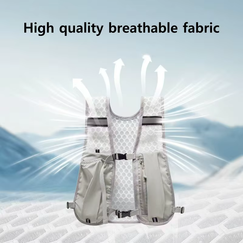 Gilet d'hydratation pour la course à pied pour femmes et hommes, résistant à l'eau, respirant, sac à dos pour la course, la randonnée, le cyclisme, les sentiers, les marathons