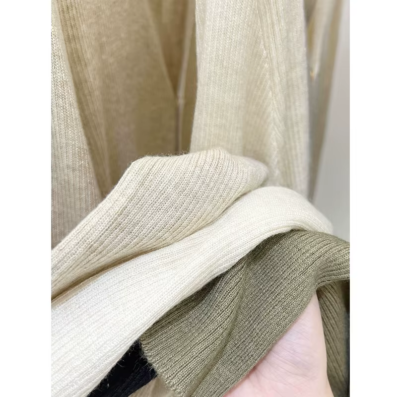Cardigan en tricot à col en V