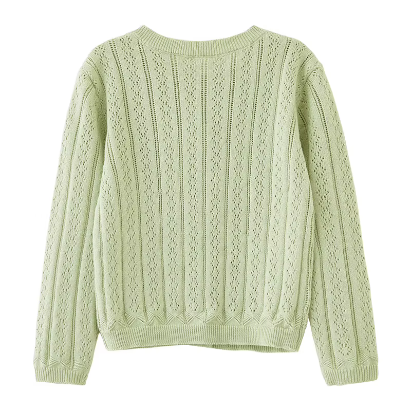 Cardigan à lèvent Vert pour Fille de 1 à 6 Ans, Pull d'Été de Couleur Bonbon Clair, 107, Vêtements pour Enfants de 1, 2, 3, 4, 5, 6 Ans