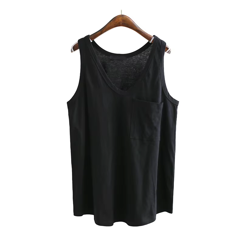 Simple polyvalent gilet haut femmes 2026 nouvelle mode