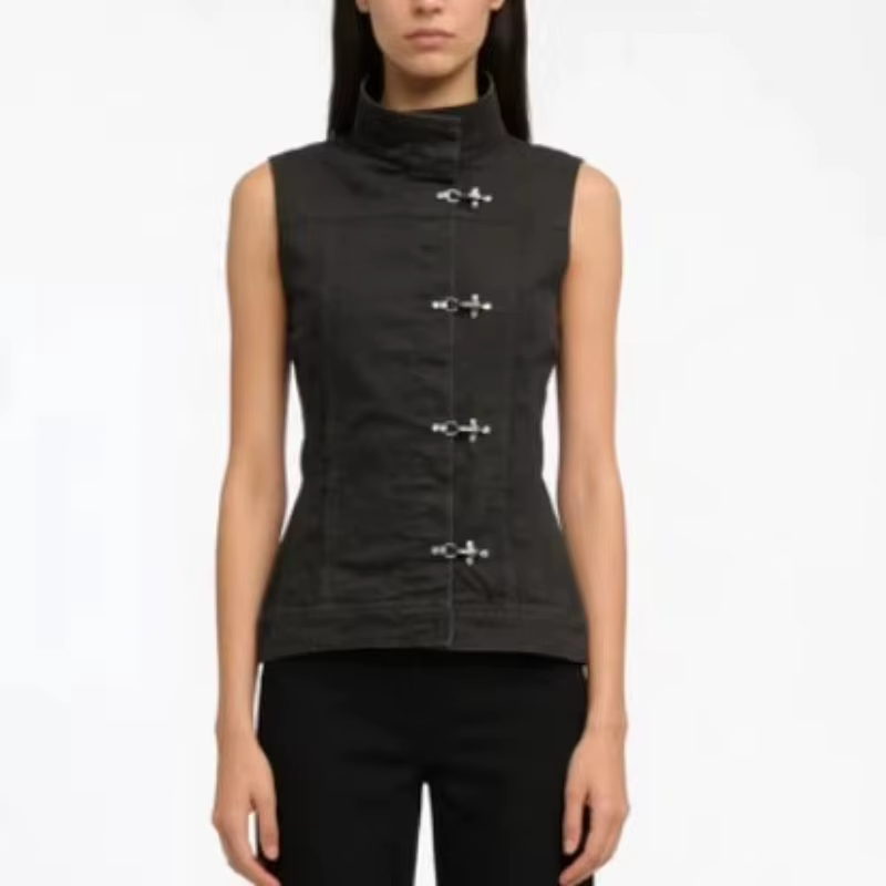 Nouveau gilet sans manches pour femme