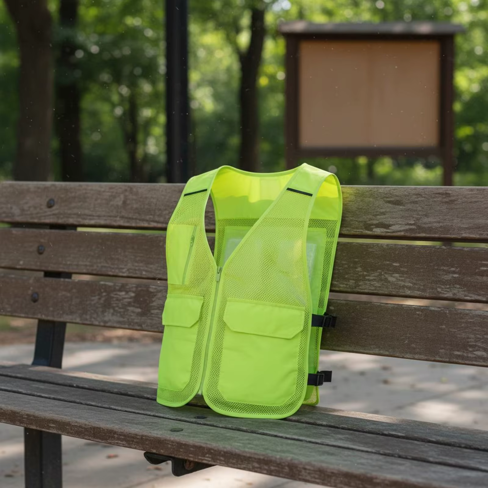 Gilet rafraîchissant d'été respirant, vêtement de sécurité anti-chaleur haute visibilité pour les travailleurs, les chantiers de construction et les activités de plein air