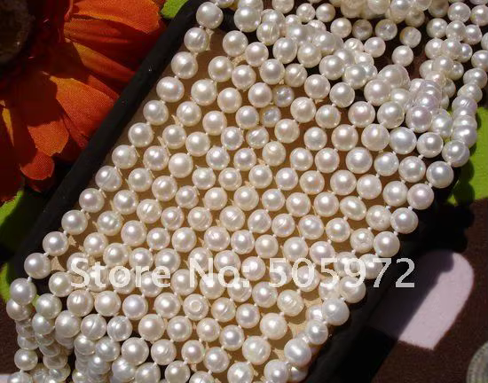 Vraies perles, long pull bijoux hiver/printemps/été/automne collier de perles noué bijoux fantaisie pas cher en vente!! !