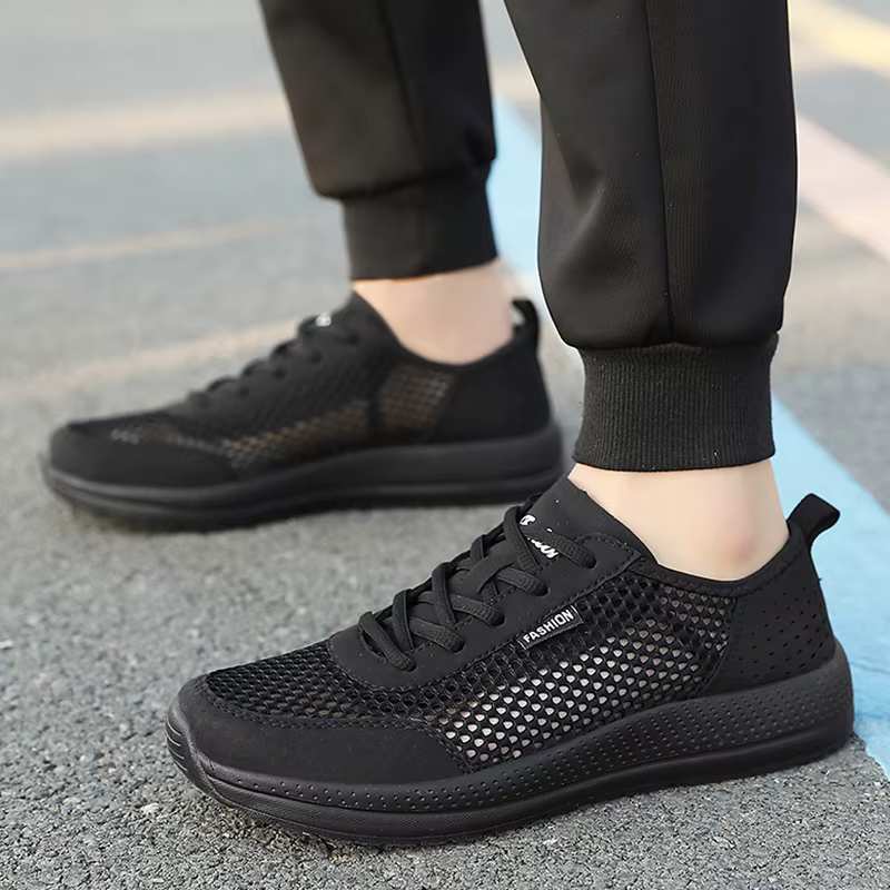 Baskets d'été en maille pour hommes, chaussures de course légères et respirantes pour hommes