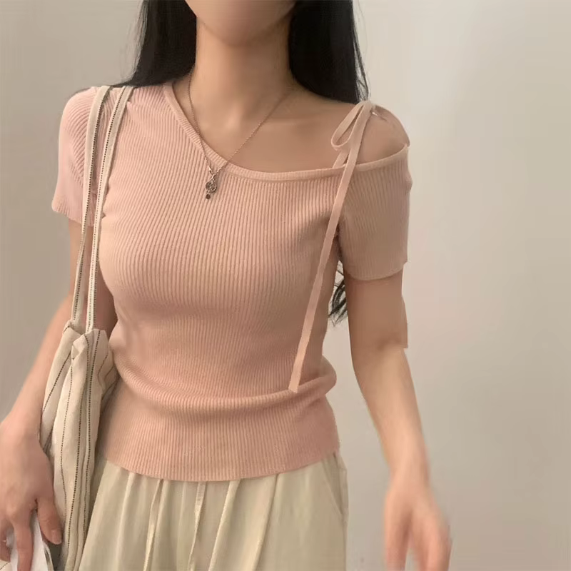 Vêtements pour femmes, pulls à col incliné