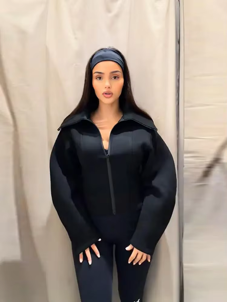 Veste pour femme, manteau cintré à la taille