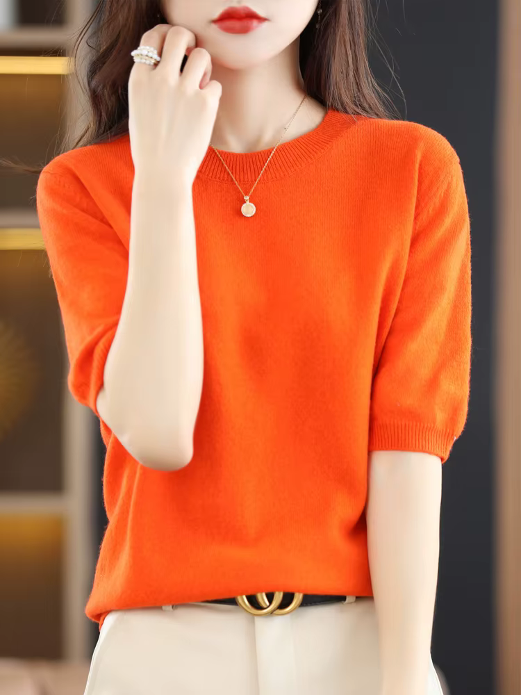 Pull en laine mérinos et polyester pour femmes, coupe ample, style décontracté, automne hiver, confortable et élégant, parfait pour le bureau ou pour se blottir à la maison
