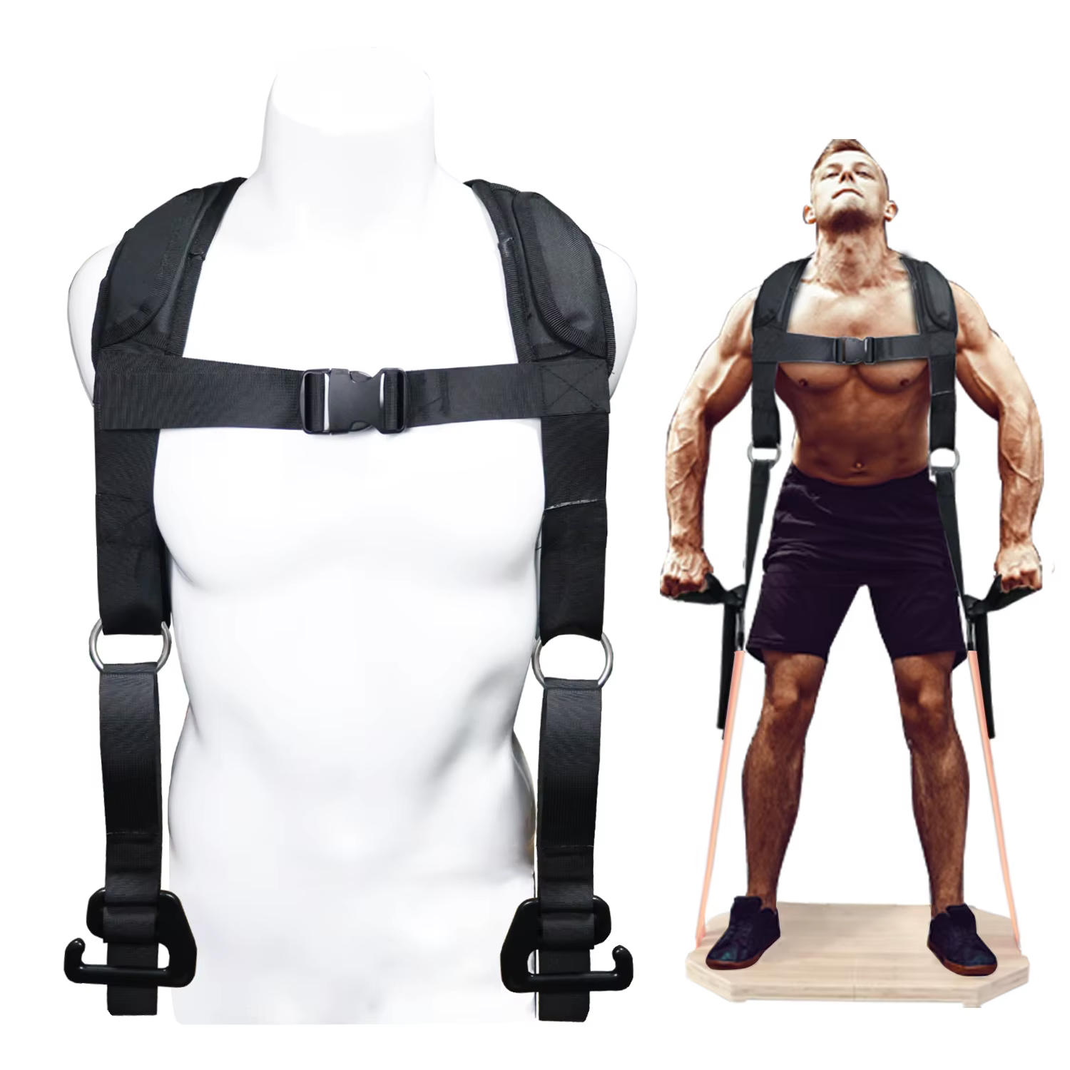 Sangle d'entraînement réglable avec support lancé rembourré, idéal pour les entraînements de squats, bandes SFP glafor 02/10/2018