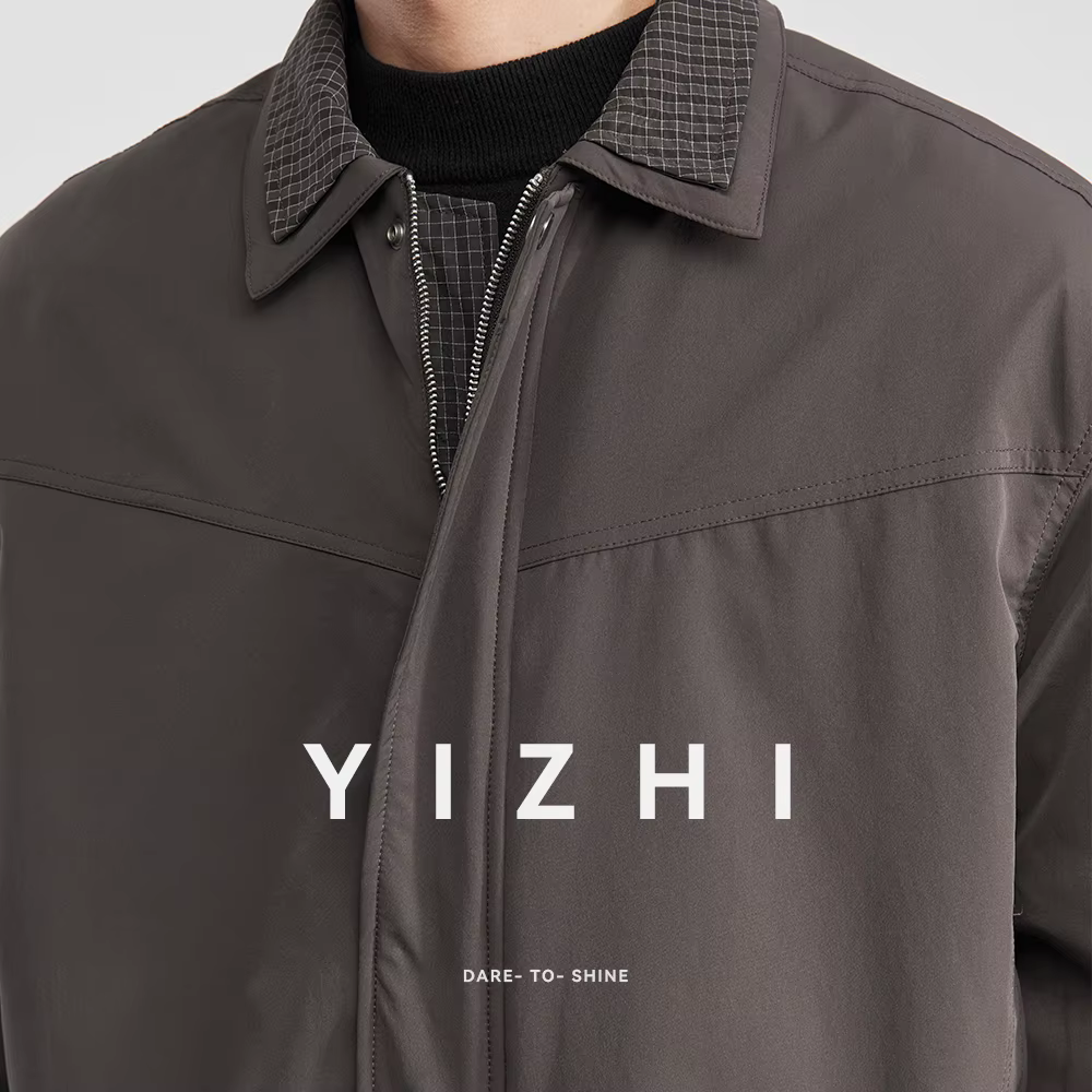 Veste en coton à col Patchwork pour homme, vêtement de travail polyvalent, rétro américain, à la mode, nouvelle collection automne-hiver 2025