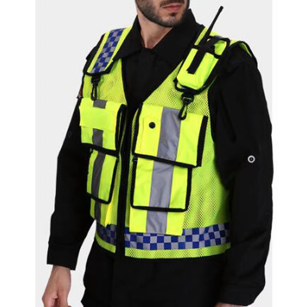 Gilet de sécurité respirant en maille, gilet haute visibilité, gilet à poches multiples collé, vêtements de travail de sécurité réglables pour hommes, Logo personnalisé 