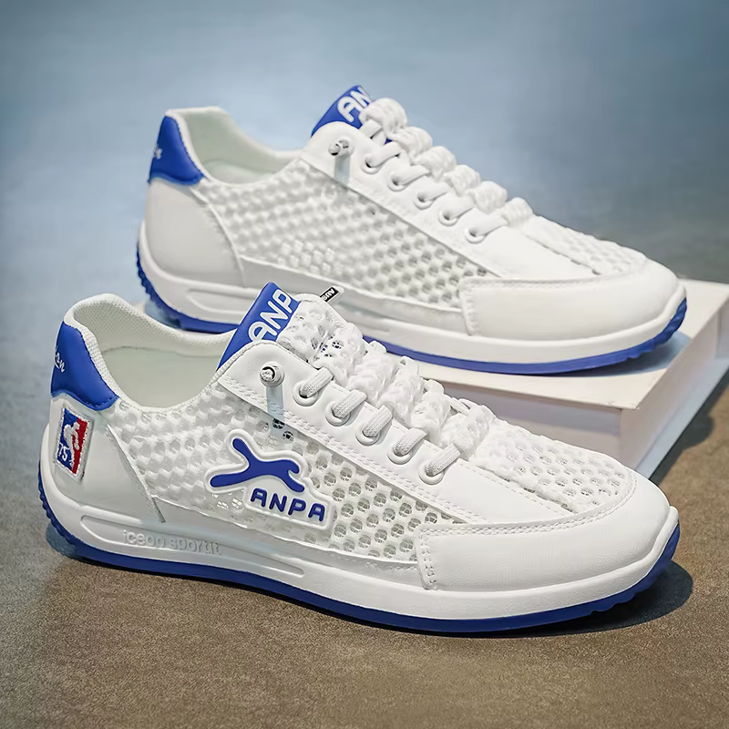 Baskets d'été en maille pour hommes, chaussures de créateur confortables et respirantes, baskets décontractées pour hommes, chaussures de sport antidérapantes pour l'extérieur, baskets pour hommes