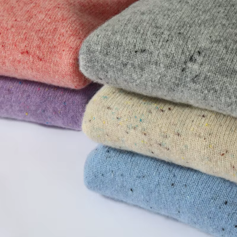 ZYCZCXX vêtements pour femmes 100% laine mérinos col rond pull à manches longues 2025 nouveau