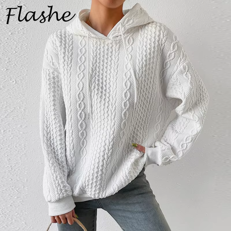 Sweat-shirt à manches longues pour femme