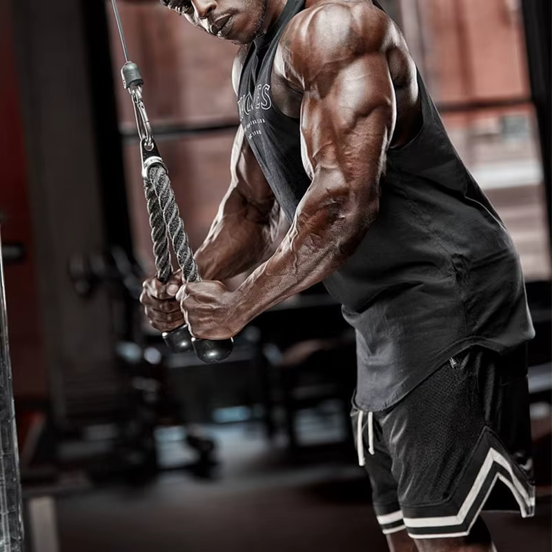 Short de sport en maille pour hommes, séchage rapide, ample, entraînement musculaire, pour l'été, Fitness, jogging, décontracté, respirant