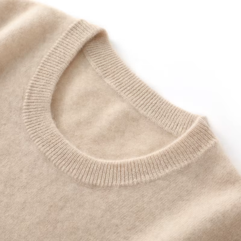 Pull en laine mérinos pour hommes, col rond, tricoté, à capuche, en cachemire similaire, polyvalent, basique, nouvelle collection printemps automne 100%