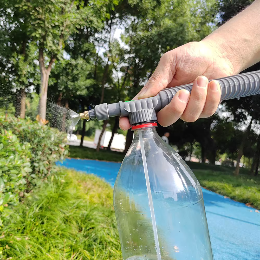 Artefact d'arrosage de jardin, bouteille de boisson, pulvérisateur de Cola, tête de pulvérisation universelle alternative, désinfection extractible, arrosage des légumes
