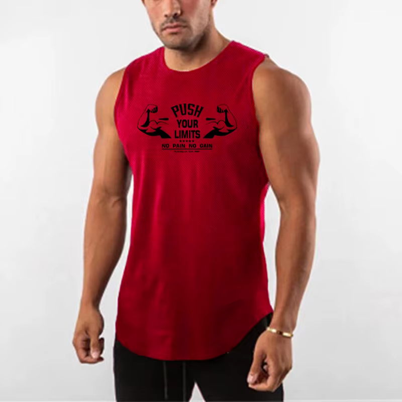Débardeur de sport décontracté pour hommes, respirant et à séchage rapide, idéal pour la gym, le fitness, le jogging et les activités de plein air en été