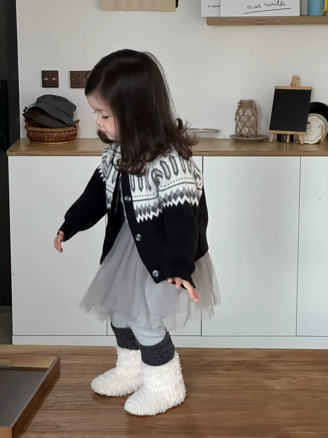 2025 hiver nouveau bébé fille à manches longues pull décontracté enfants tricot Cardigan enfants filles épais chaud pull manteau vêtements pour bébés