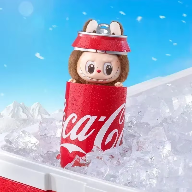 POP MART LABUBU THE MONSTERS COCA-COLA Series Blind Box Surprise Mystery Box Figurine d'action mystère Décoration de bureau à domicile