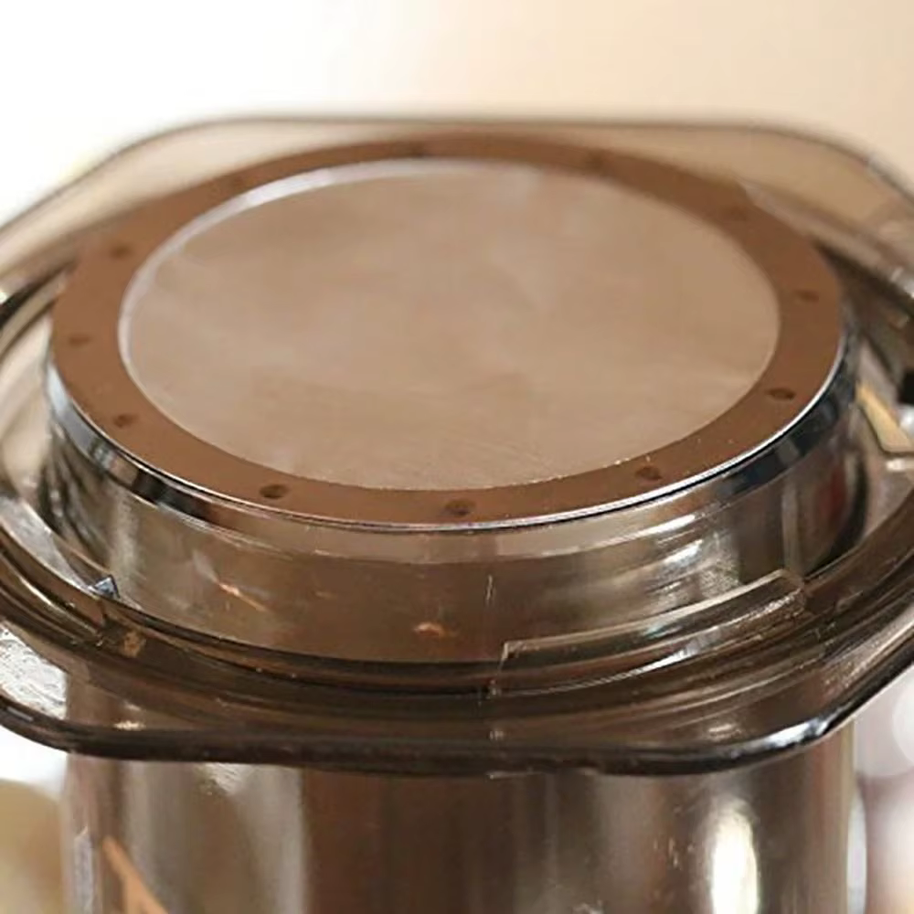 Filtre à mailles métalliques pour café 61MM, accessoires de cuisine réutilisables, maille filtrante en acier inoxydable pour cafetière Aeropress