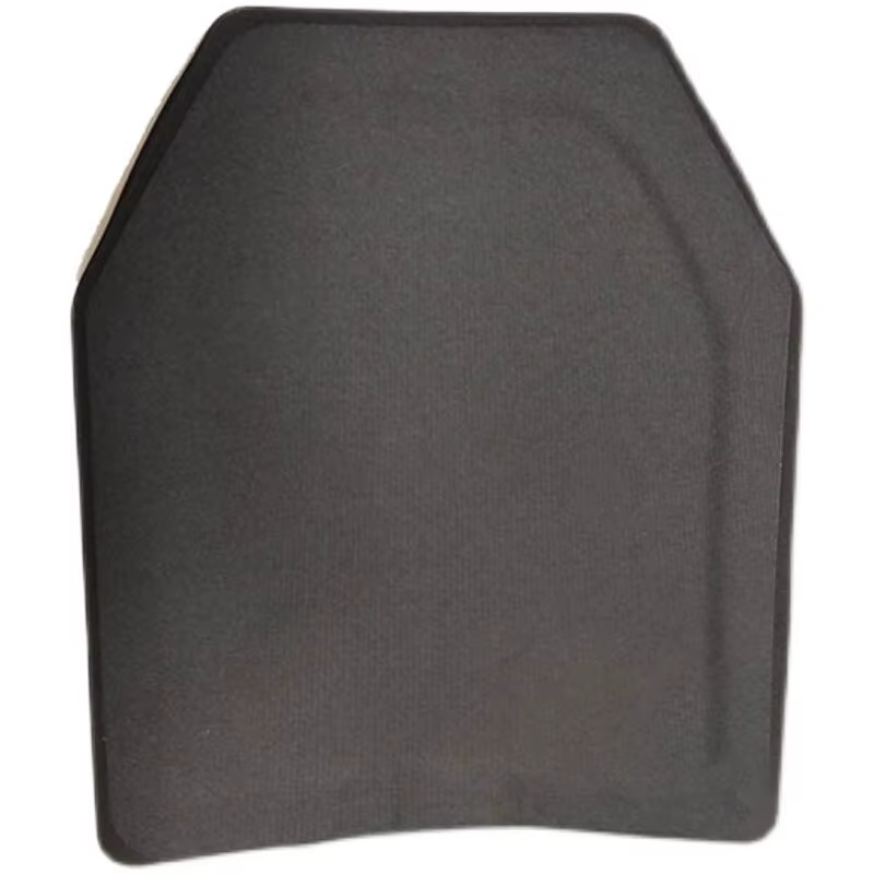 Plaque balistique UHMWPE de niveau III, insert de gilet tactique de coupe SAPI, plaque pare-balles en PE, armure corporelle légère