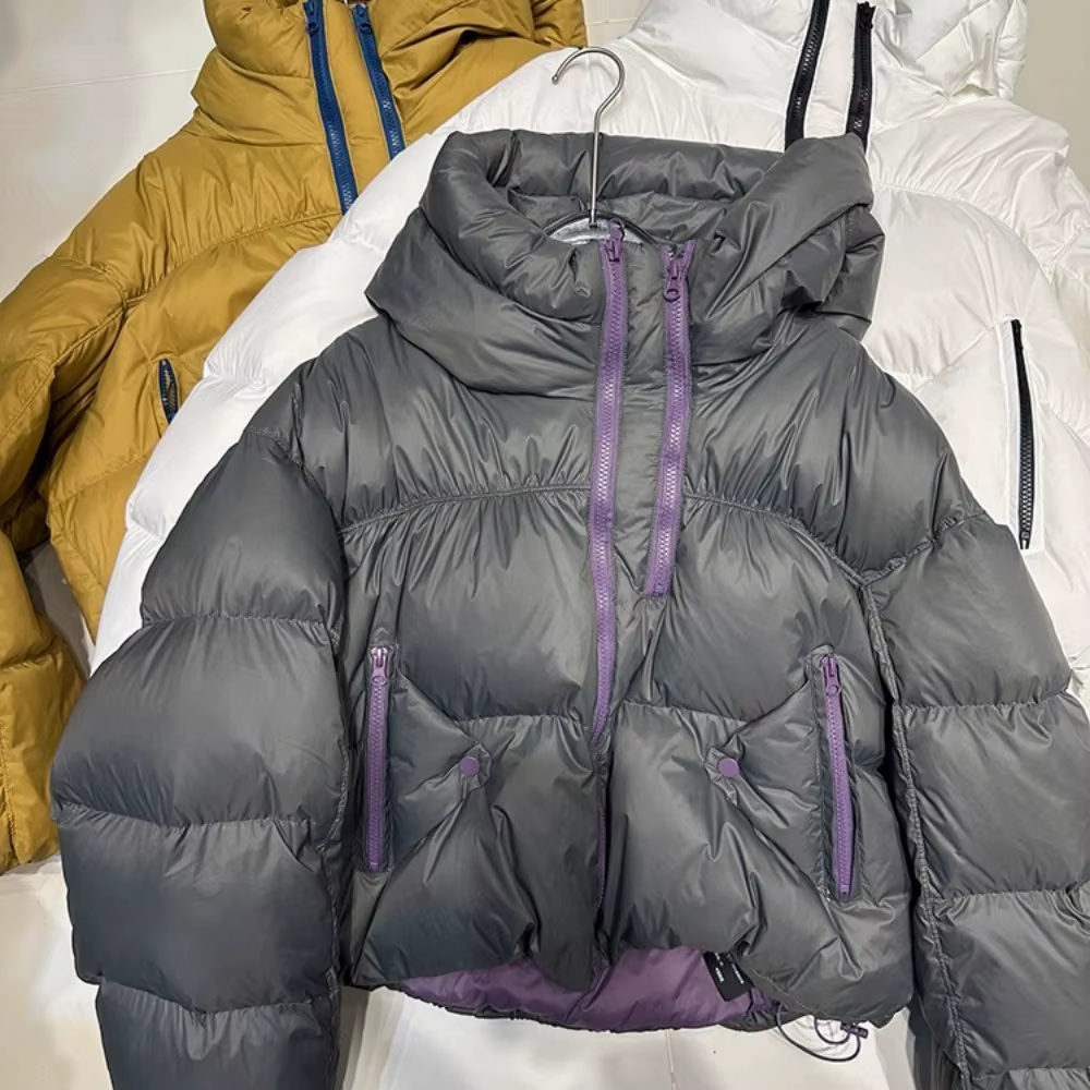 Doudoune automne hiver femmes manteau bouffant Vintage à manches longues à capuche Parkas femme décontracté épaissir chaud doudoune