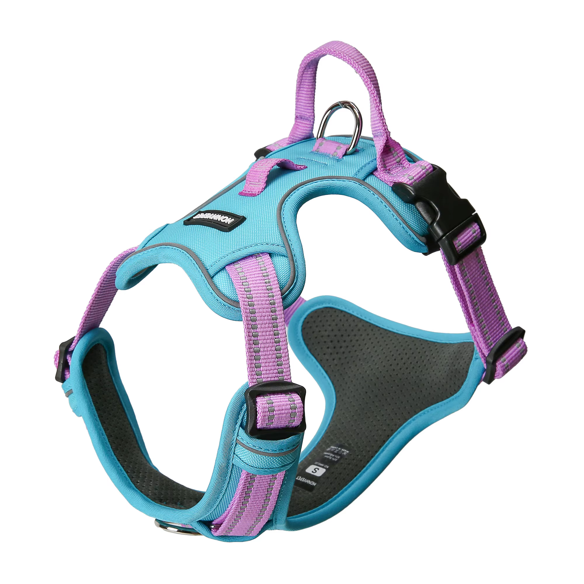 Harnais pour chien de type veste HONHYEPET HH9101, anti-traction, pour la promenade en extérieur, adapté à tous les chiens