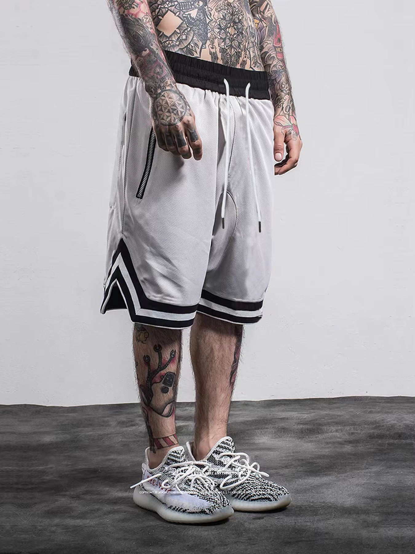 Short de basket-ball de sport pour hommes, en maille, à séchage rapide, pour l'été, Fitness, jogging, décontracté, respirant, pantalon court, Scanties