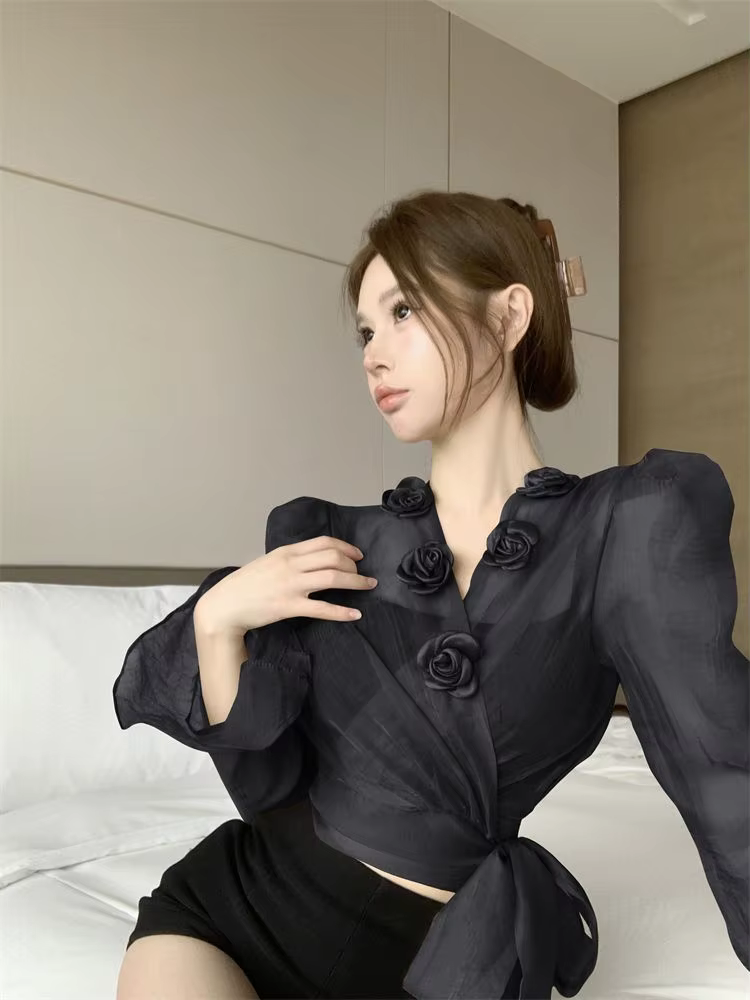 Haut court pulls Kawaii femmes solide plaine Simple régulier décontracté quotidien basique mode dames jeunesse adolescent Preppy collège lumière Gf