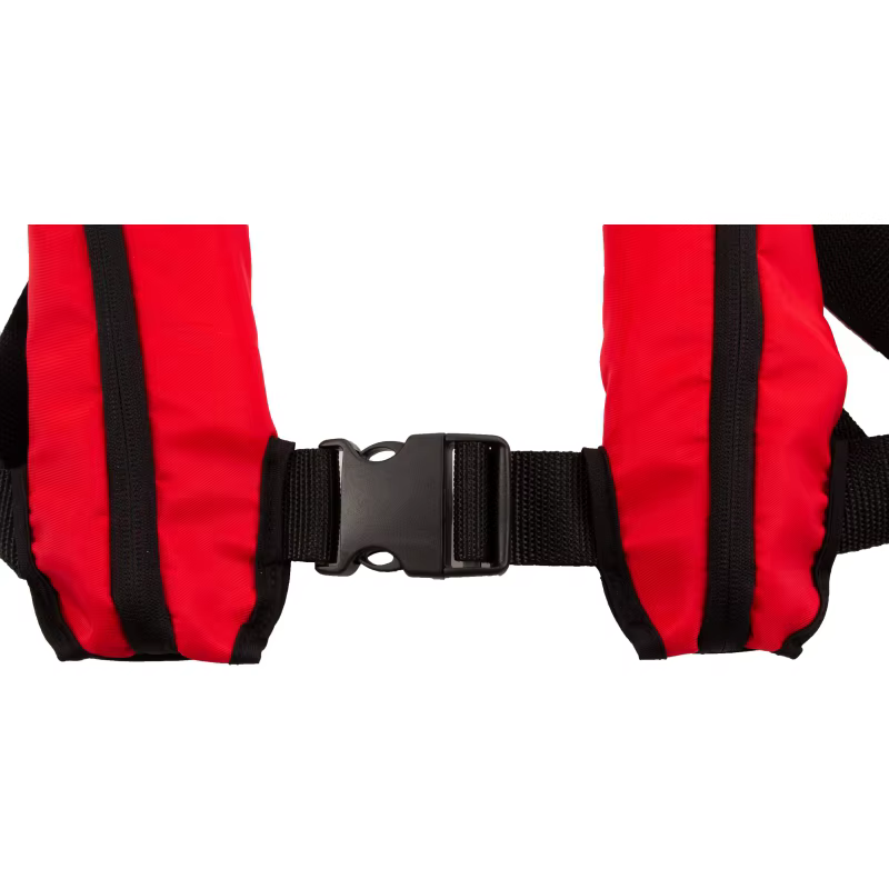 Gilet de Sauvetage Professionnel Gonflable existent avec Poche Manuelle, Accessoire de dehors Aquatique, Pêche, Rafting, Bateau, 150N, 100N
