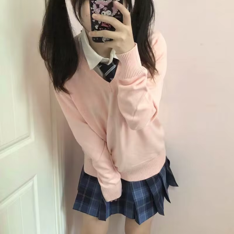 Pulls à col en V pour femmes