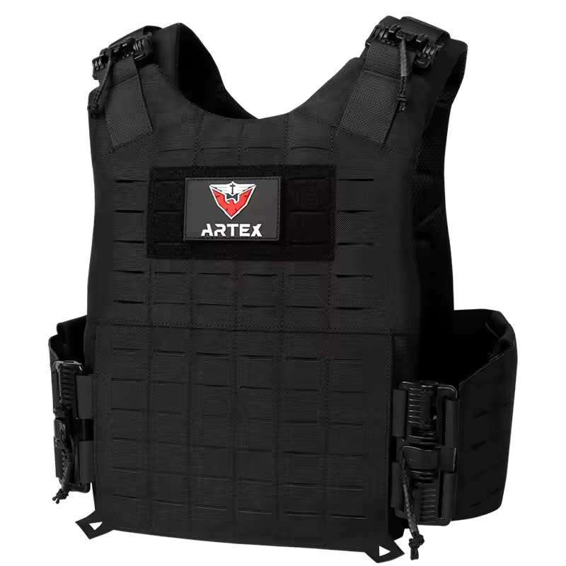 Gilet tactique de chasse en plein air, porte-plaques de protection réglable, équipement de combat Airsoft, modèle 6094