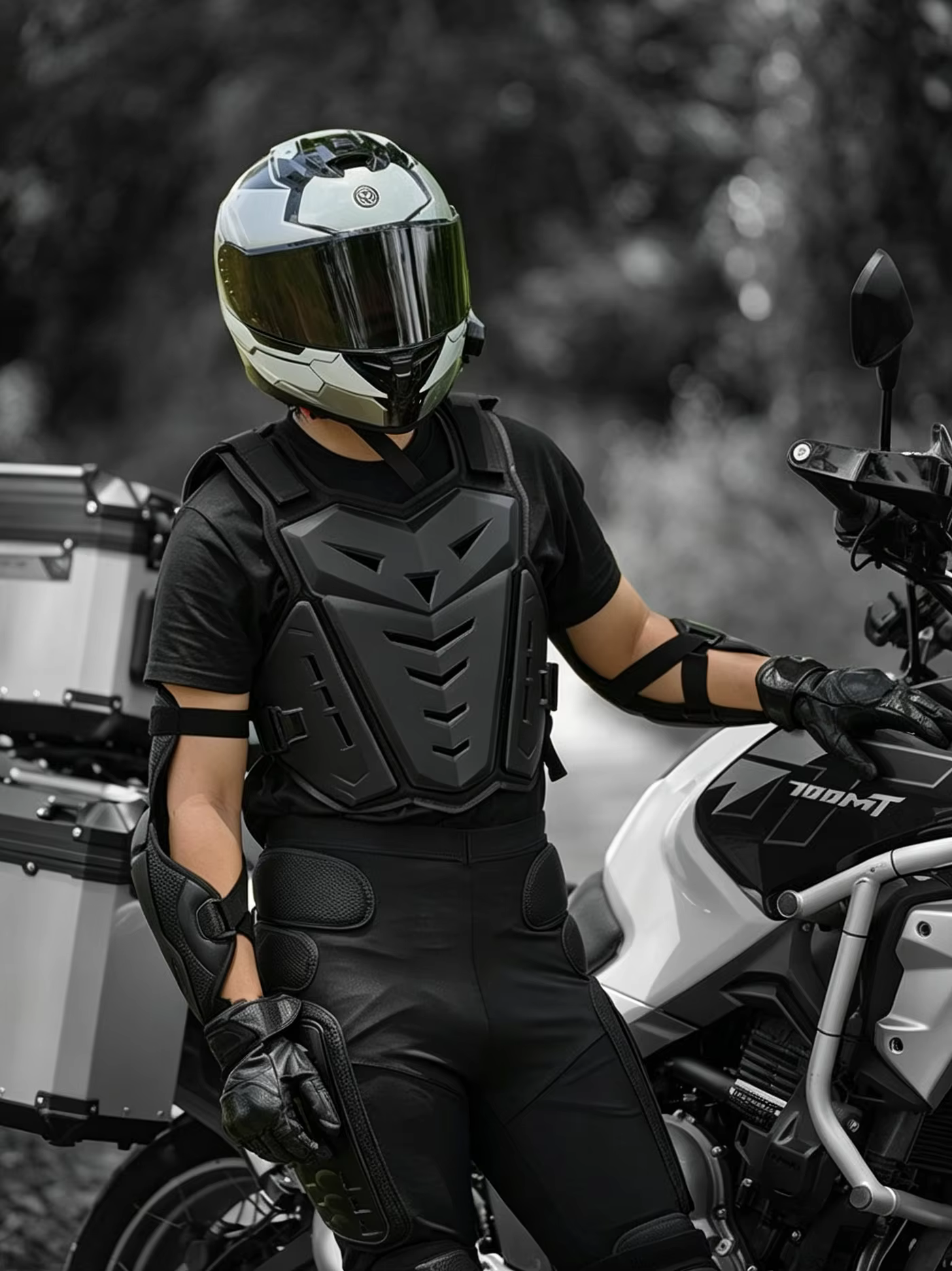 Protection corporelle pour motocross, veste de moto, gilet de motocross, protection du dos et de la poitrine, équipement de protection pour moto tout-terrain
