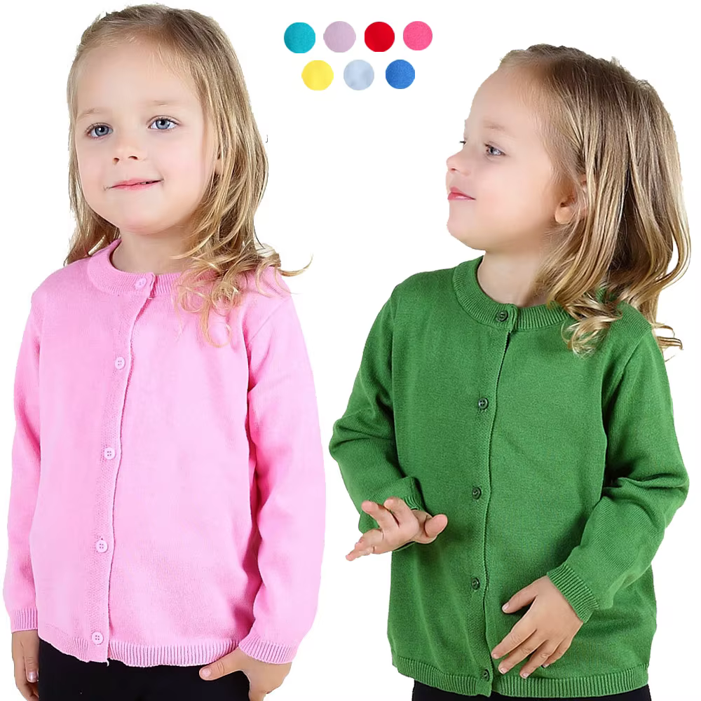 Pull rouge Cardigans pour enfants bébé vêtements enfant en bas âge garçon fille école Cardigan coton coréen filles tricots Infantil vêtements Bebe