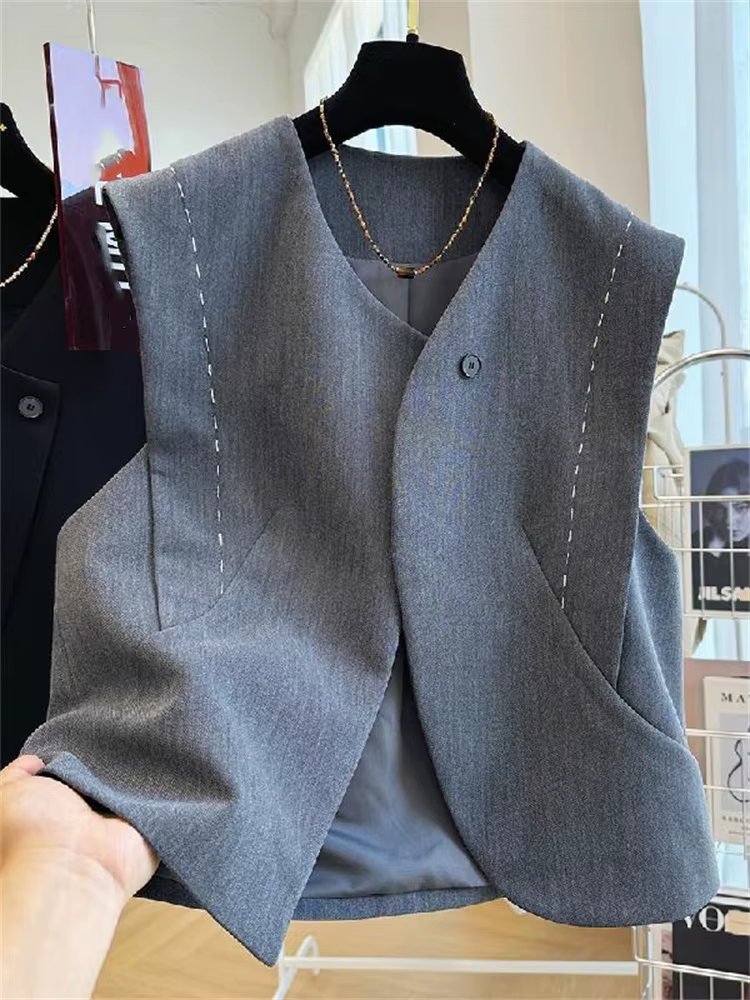 Cardigan sans manches pour femmes