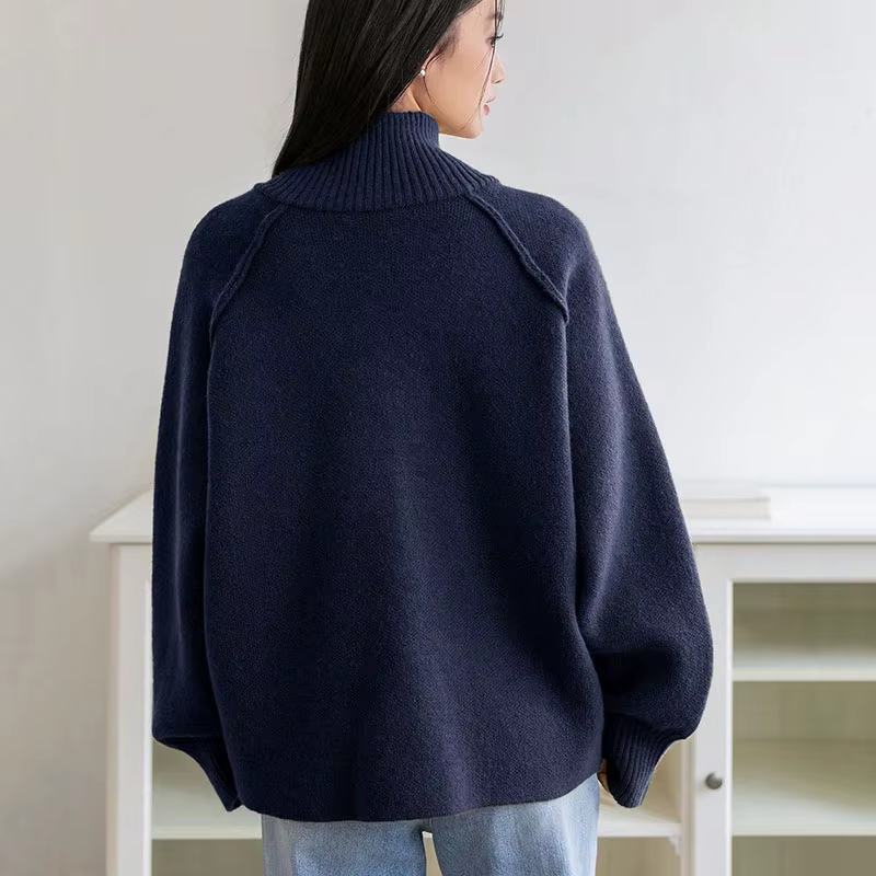 Cardigan en maille douce et épaisse pour femme