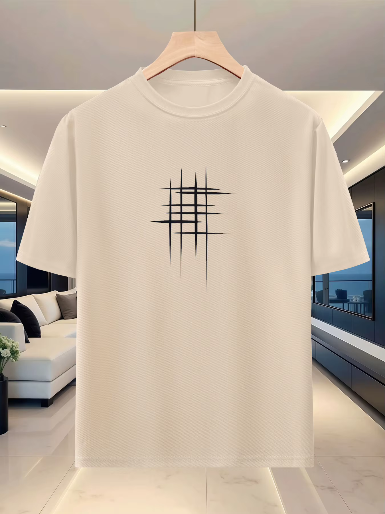 T-shirt à col rond et manches courtes pour homme - Vêtement de sport décontracté, respirant et à séchage rapide, anti-humidité, élégant et polyvalent
