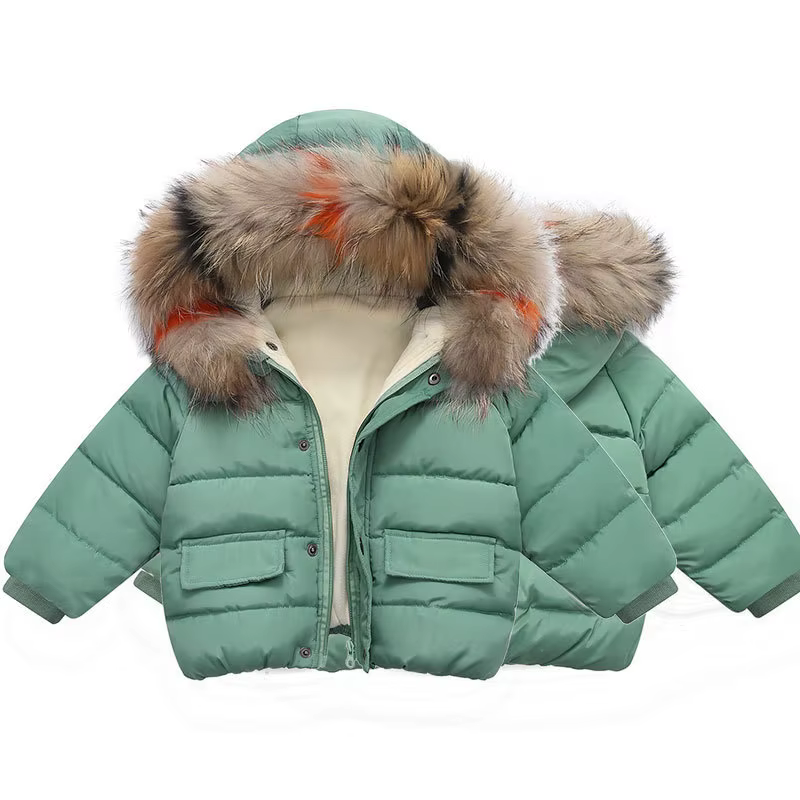 Doudoune légère à capuche pour garçon et fille, manteau pour enfants, vêtements d'extérieur d'automne et d'hiver, à la mode, vêtements de noël et du nouvel an
