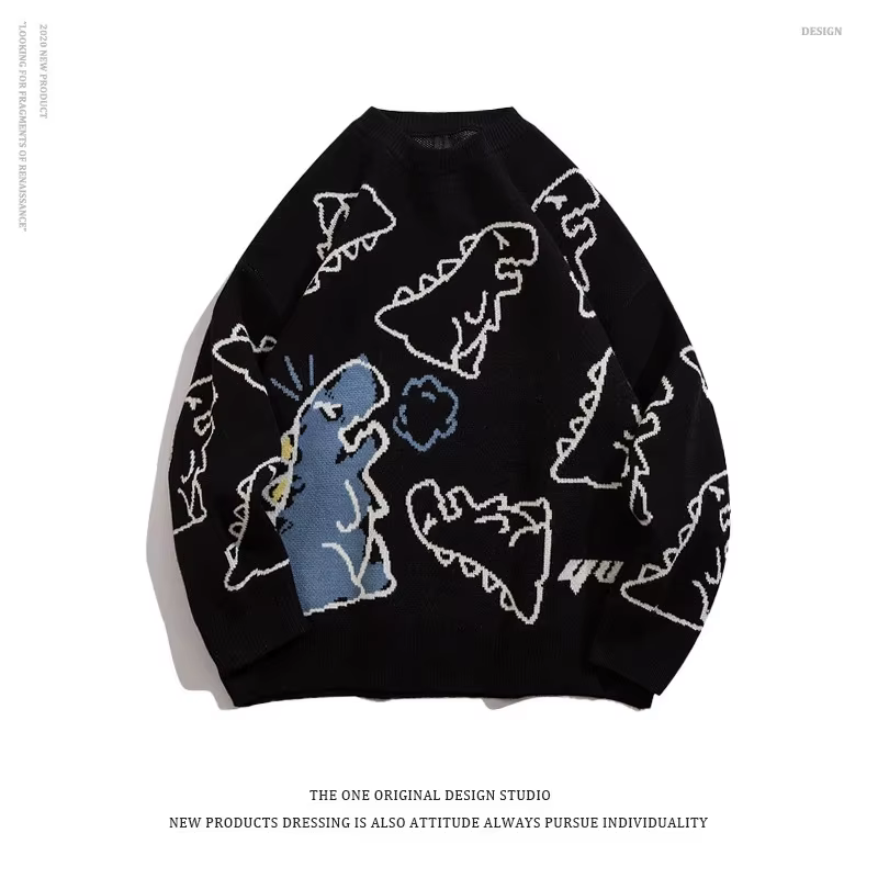 Pull Surdimensionné à Manches sulfet Col Rond pour Femme