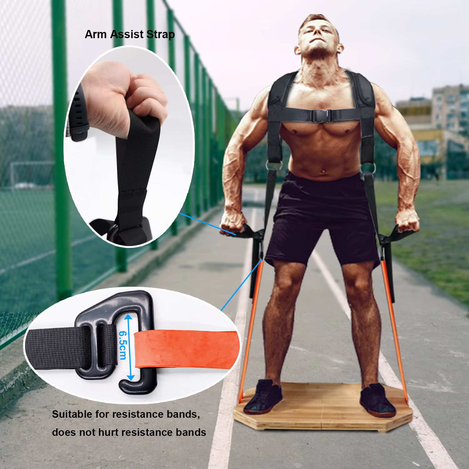 Sangle d'entraînement réglable avec support lancé rembourré, idéal pour les entraînements de squats, bandes SFP glafor 02/10/2018