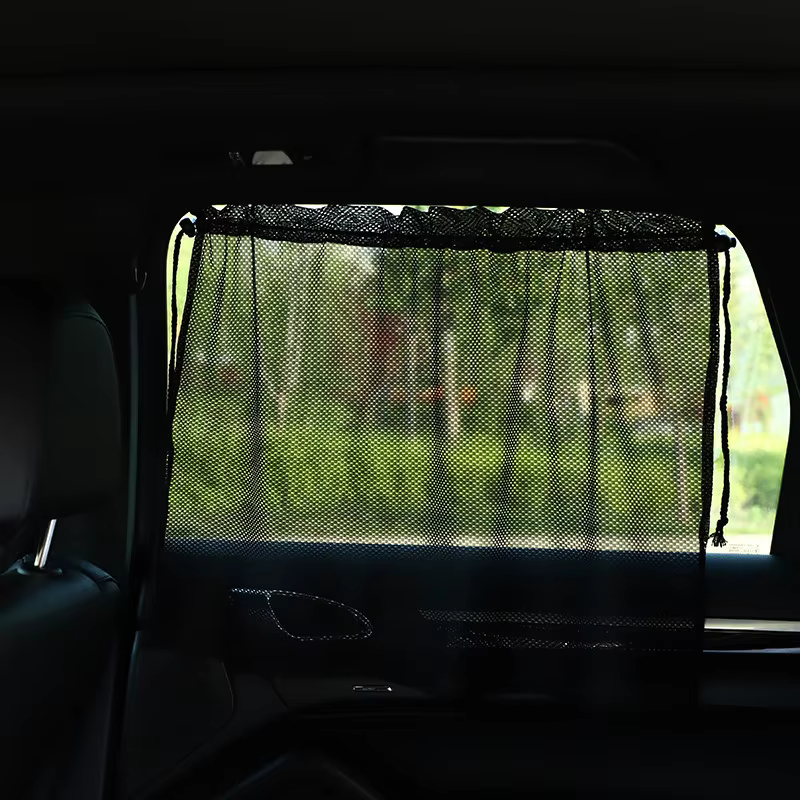 Pare-soleil pour fenêtre de voiture, rideau en maille pour la confidentialité, pare-soleil pour fenêtre latérale de voiture, isolation thermique, protection solaire