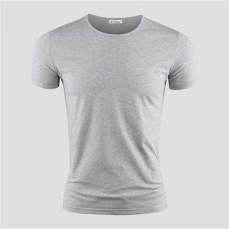 2026 hommes T-Shirt couleur Pure col en V à manches courtes hauts T-Shirts hommes T-Shirt collants noirs homme T-Shirts Fitness pour vêtements masculins